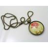 Flower Cabochon Necklace