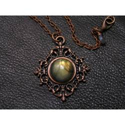 Victorian Style Labradorite Necklace