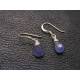 Tanzanite Earrings, Sterling Silver