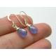 Tanzanite Earrings, Sterling Silver
