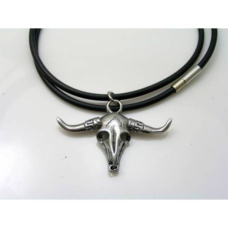 Steer Skull Necklace