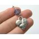 Heart Necklace, Mystic Quartz