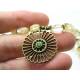 Citrine Necklace with Crystal Pendant