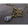 Labradorite Octopus Necklace