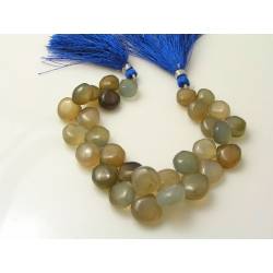 Large Natural Chalcedony Briolettes 7"