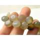 Large Natural Chalcedony Briolettes 7"