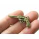 Detailed Bronze Pistol Pendants