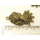 Victorian Woman Chandelier Fittings, Antique Bronze