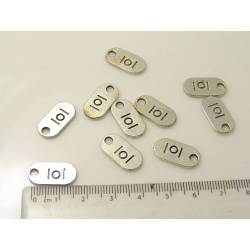 20 Lol Charms, antique silver