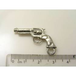 5 Pistol Charm, Handcast in Australia