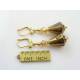 Golden Crystal Earrings