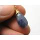 Genuine Blue Sapphire Necklace, gold filled