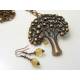 matching copper tree of life necklace available separately