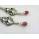 Pink Sapphire Earrings