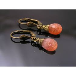 Sunstone Earrings