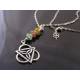Celtic Knot and Tourmaline Necklace