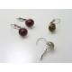 Golden Brown Cabochon Earrings