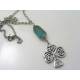 Celtic Tree of Life and Blue Fluorite Necklace