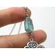 Celtic Tree of Life and Blue Fluorite Necklace