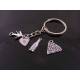 Personalised Key Ring, Fun Charm