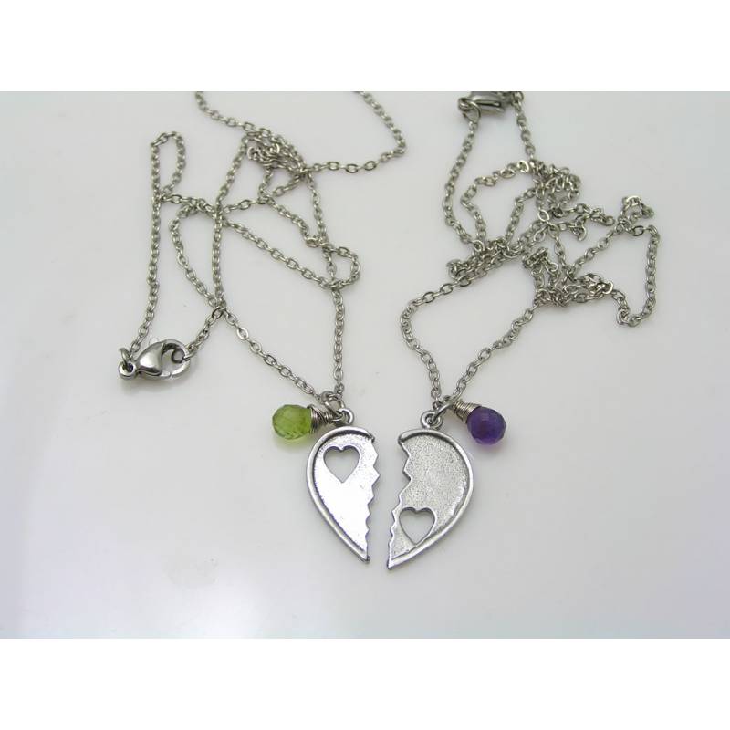 Two half necklaces hotsell