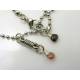 Steampunk Necklace with Tourmaline