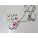 Option with crystals available separately, please contact me