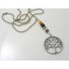 Tree of Life Necklace with Gemstones