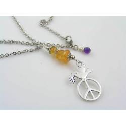 Peace Sign Necklace