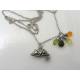 Chameleon Necklace with Gemstones