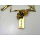 Inspirational 'Life' Necklace with Carnelian and Peridot
