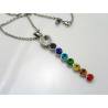 Chakra Colours Crystal Necklace