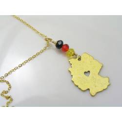 Germany Map Necklace