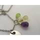 Inspirational Necklace 'Now' with Amethyst, Citrine and Peridot