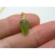 Vesuvianite Necklace, Carved Gemstone Leaf