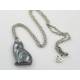 Hematite Gemstone Cat Necklace