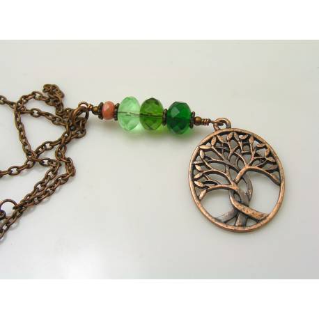 Copper Tree of Life Necklace