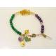 Aventurine, Citrine and Amethyst Bracelet