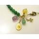 Aventurine, Citrine and Amethyst Bracelet