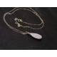 Australian Opal Necklace, Sterling Silver 925