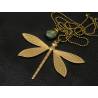 Labradorite and Dragonfly Necklace