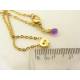 Alien Charm Necklace with Amethyst
