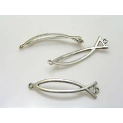3 Inline Fish Bracelet Link