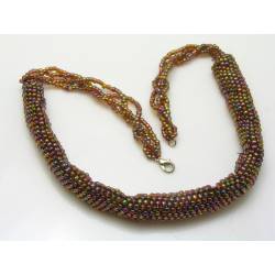 Shimmering Seed Bead Necklace