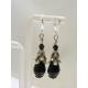 Black Crystal Earrings