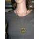 Hand of the King Pendant Necklace with Labradorite