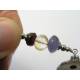 Semicolon, Inspirational Necklace with Gemstones