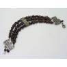 3 Strand Garnet Bracelet, SALE