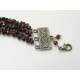 3 Strand Garnet Bracelet, SALE