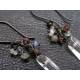 Rock Quartz Cluster Earrings